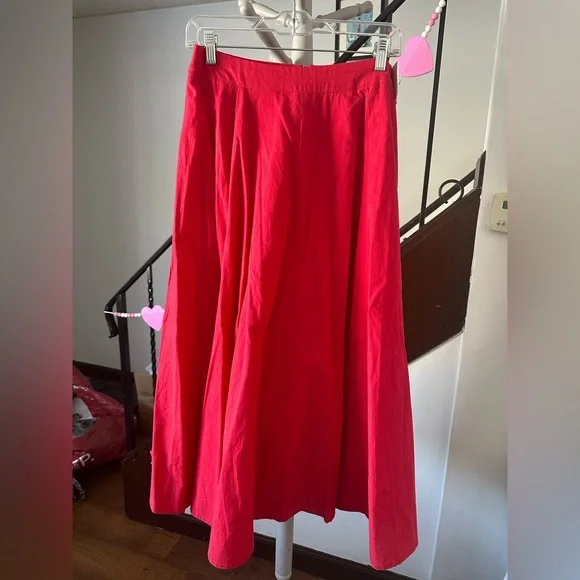 Altar'd State Red Maxi Skirt